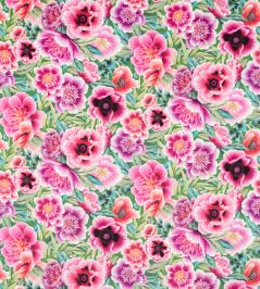 Marsha Velvet Fabric by Harlequin Apple / Peony / Magenta Marsha Velvet Fabric by Harlequin Apple / Peony / Magenta