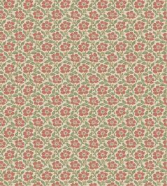 Martock Sprig Wallpaper by Mulberry Home Red/Green Martock Sprig Wallpaper by Mulberry Home Red/Green