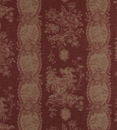 Les Oiseaux Fabric by Marvic Cerise Les Oiseaux Fabric by Marvic Cerise
