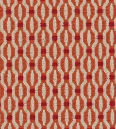 Trellis Fabric by Marvic Scarlet Trellis Fabric by Marvic Scarlet