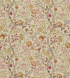 Mary Isobel Fabric by Morris & Co Rose/Slate Mary Isobel Fabric by Morris & Co Rose/Slate