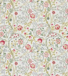 Mary Isobel Fabric by Morris & Co Pink/Ivory Mary Isobel Fabric by Morris & Co Pink/Ivory