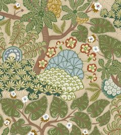 Masako Wallpaper by Josephine Munsey Green Masako Wallpaper by Josephine Munsey Green