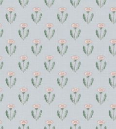 Maskrosen Wallpaper by Sandberg Soft Blue Maskrosen Wallpaper by Sandberg Soft Blue