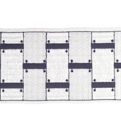 Massimo Embroidered Braid 88mm Trimming by Houles Pilastro Massimo Embroidered Braid 88mm Trimming by Houles Pilastro