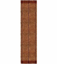 Massproductions Cord Runner Rug by Layered Burgundy Rust Massproductions Cord Runner Rug by Layered Burgundy Rust