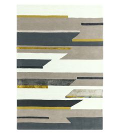 Matrix Rhombus Rug by Asiatic Mustard Matrix Rhombus Rug by Asiatic Mustard