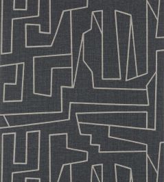 Matrix Wallpaper by Thibaut Off White on Black Matrix Wallpaper by Thibaut Off White on Black