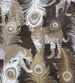 Leopardo Wallpaper by Matthew Williamson Black/Metallic Antique Gold/Taupe Leopardo Wallpaper by Matthew Williamson Black/Metallic Antique Gold/Taupe