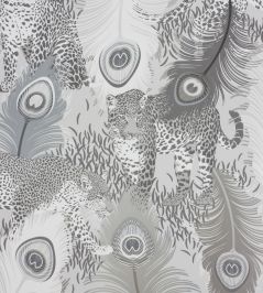 Leopardo Wallpaper by Matthew Williamson Metallic Silver Leopardo Wallpaper by Matthew Williamson Metallic Silver