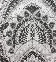 Azari Wallpaper by Matthew Williamson Black/White Azari Wallpaper by Matthew Williamson Black/White