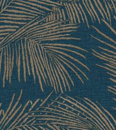Maui Wallpaper by Arte Prussian Blue Maui Wallpaper by Arte Prussian Blue