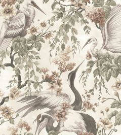 Maurice Wallpaper by Woodchip & Magnolia Sage Maurice Wallpaper by Woodchip & Magnolia Sage
