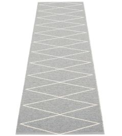 Max Runner Rug by Pappelina Grey/Vanilla Max Runner Rug by Pappelina Grey/Vanilla