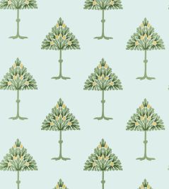 May Tree Wallpaper by Thibaut Seaglass May Tree Wallpaper by Thibaut Seaglass