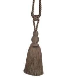 Maya 1 Tassel Tieback Trimming by Houles Cacao Maya 1 Tassel Tieback Trimming by Houles Cacao