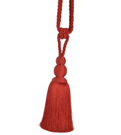 Maya 1 Tassel Tieback Trimming by Houles Piment Maya 1 Tassel Tieback Trimming by Houles Piment