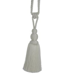 Maya 1 Tassel Tieback Trimming by Houles Vanille Maya 1 Tassel Tieback Trimming by Houles Vanille
