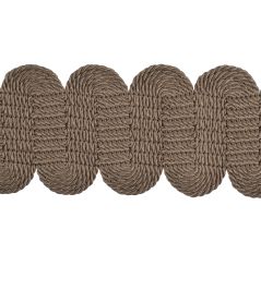 Maya Braid 60mm Trimming by Houles Cacao Maya Braid 60mm Trimming by Houles Cacao