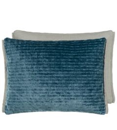 Mazarin Cushion 40 x 30cm by Designers Guild Teal Mazarin Cushion 40 x 30cm by Designers Guild Teal