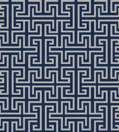 Maze Wallpaper by Coordonne Navy Maze Wallpaper by Coordonne Navy