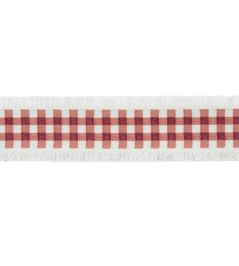 MDS Check Border Trimming by Samuel & Sons Berry MDS Check Border Trimming by Samuel & Sons Berry