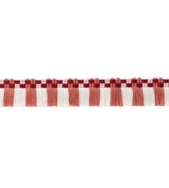 MDS Check Brush Fringe Trimming by Samuel & Sons Berry MDS Check Brush Fringe Trimming by Samuel & Sons Berry