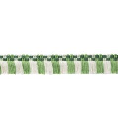 MDS Check Brush Fringe Trimming by Samuel & Sons Leaf MDS Check Brush Fringe Trimming by Samuel & Sons Leaf