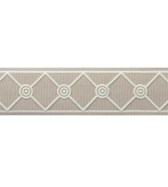 MDS Embroidered Lattice Borber Trimming by Samuel & Sons Natural MDS Embroidered Lattice Borber Trimming by Samuel & Sons Natural