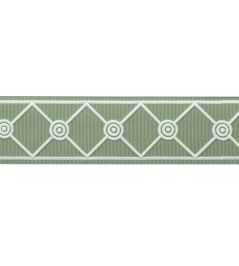 MDS Embroidered Lattice Borber Trimming by Samuel & Sons Willow MDS Embroidered Lattice Borber Trimming by Samuel & Sons Willow