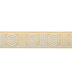 MDS Embroidered Rosette Border Trimming by Samuel & Sons Goldenrod MDS Embroidered Rosette Border Trimming by Samuel & Sons Goldenrod