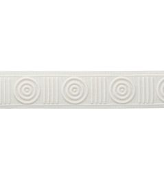 MDS Embroidered Rosette Border Trimming by Samuel & Sons Ivory MDS Embroidered Rosette Border Trimming by Samuel & Sons Ivory