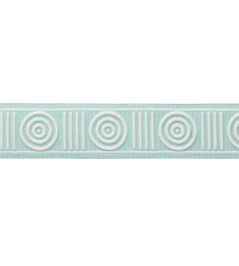 MDS Embroidered Rosette Border Trimming by Samuel & Sons Mint MDS Embroidered Rosette Border Trimming by Samuel & Sons Mint