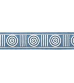 MDS Embroidered Rosette Border Trimming by Samuel & Sons Wedgewood MDS Embroidered Rosette Border Trimming by Samuel & Sons Wedgewood