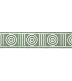 MDS Embroidered Rosette Border Trimming by Samuel & Sons Willow MDS Embroidered Rosette Border Trimming by Samuel & Sons Willow