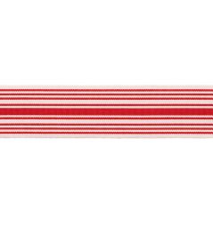 MDS Stripe Border 5.1cm Trimming by Samuel & Sons Poppy MDS Stripe Border 5.1cm Trimming by Samuel & Sons Poppy