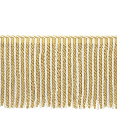MDS Stripe Bullion Fringe 21cm Trimming by Samuel & Sons Wheat MDS Stripe Bullion Fringe 21cm Trimming by Samuel & Sons Wheat