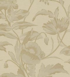 Meandering Floral Wallpaper by Eijffinger Beige/Sand/Gold Meandering Floral Wallpaper by Eijffinger Beige/Sand/Gold
