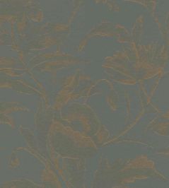 Meandering Floral Wallpaper by Eijffinger Blue/Green Meandering Floral Wallpaper by Eijffinger Blue/Green