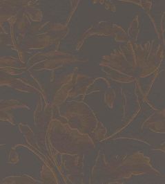Meandering Floral Wallpaper by Eijffinger Brown/Taupe/Purple Meandering Floral Wallpaper by Eijffinger Brown/Taupe/Purple