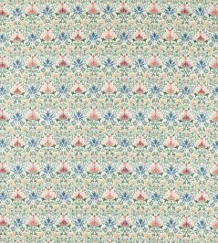 Meda Iris Fabric by Morris & Co Rose/Thyme Meda Iris Fabric by Morris & Co Rose/Thyme