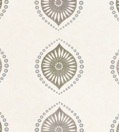 Medallion Fabric by Vanderhurd Grey & Bronze/Moonstone Medallion Fabric by Vanderhurd Grey & Bronze/Moonstone