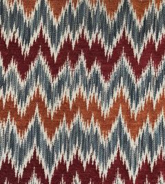Medici Fabric by Marvic Orange/Red Medici Fabric by Marvic Orange/Red