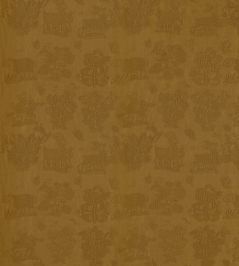 Medieval Embroidery Fabric by Sanderson Mustard Medieval Embroidery Fabric by Sanderson Mustard