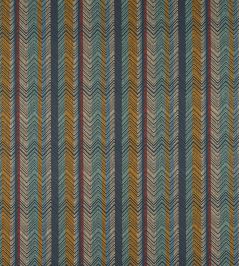 Medina Stripe Fabric by Jane Churchill Blue/Multi Medina Stripe Fabric by Jane Churchill Blue/Multi