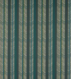 Medina Stripe Fabric by Jane Churchill Teal Medina Stripe Fabric by Jane Churchill Teal