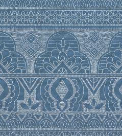 Medinas Fabric by Thibaut Navy Medinas Fabric by Thibaut Navy