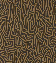 Melodic Wallpaper by Harlequin Gold / Black Earth Melodic Wallpaper by Harlequin Gold / Black Earth