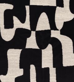 Melodie Fabric by Casamance Noir Melodie Fabric by Casamance Noir
