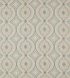 Menara Fabric by Jane Churchill Green Menara Fabric by Jane Churchill Green